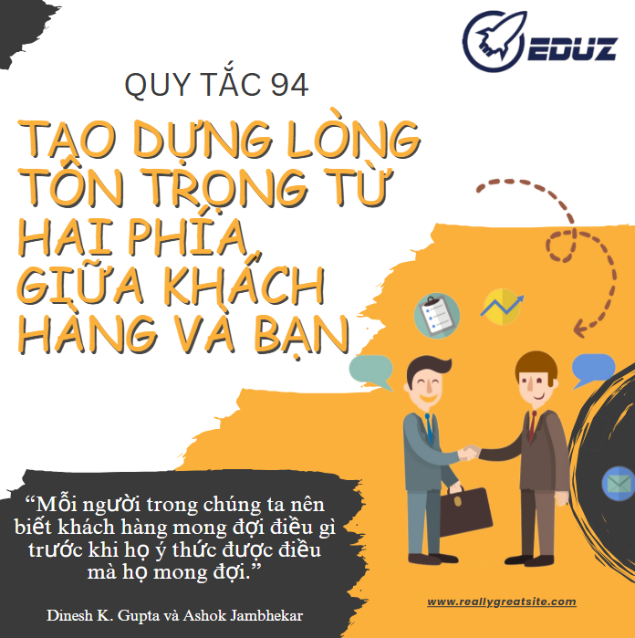 Quy tắc 94 - Tạo Dựng Lòng Tôn Trọng Từ Hai Phía